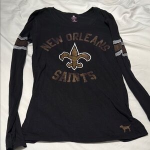 NFL X Victoria’s Secret Pink New Orleans long sleeve